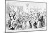 New Harmony - All Owin' - No Payin', 1845-George Cruikshank-Mounted Giclee Print