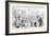 New Harmony - All Owin' - No Payin', 1845-George Cruikshank-Framed Giclee Print