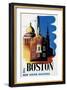 New Haven Railroad, Boston-Ben Nason-Framed Art Print