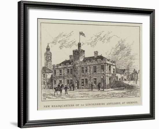 New Headquarters of 1st Lincolnshire Artillery, at Grimsby-Frank Watkins-Framed Giclee Print