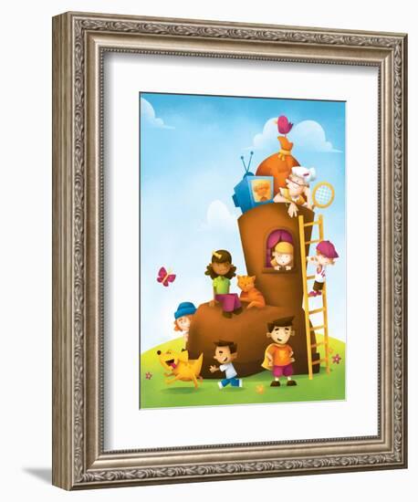 New High Rise - Humpty Dumpty-Marcus Cutler-Framed Giclee Print