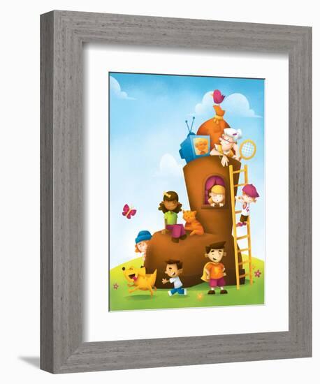 New High Rise - Humpty Dumpty-Marcus Cutler-Framed Giclee Print