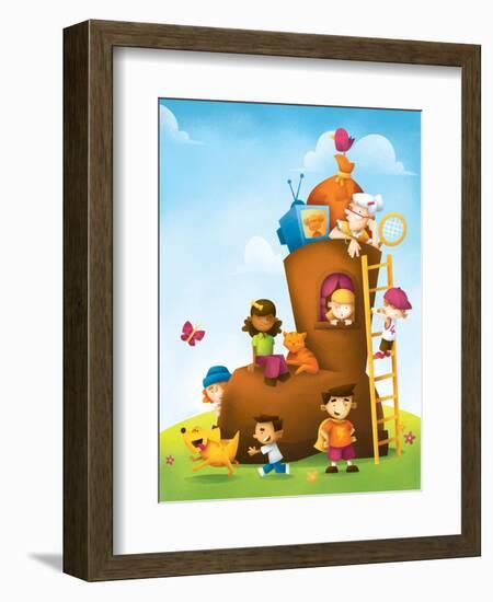 New High Rise - Humpty Dumpty-Marcus Cutler-Framed Giclee Print