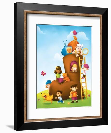 New High Rise - Humpty Dumpty-Marcus Cutler-Framed Giclee Print