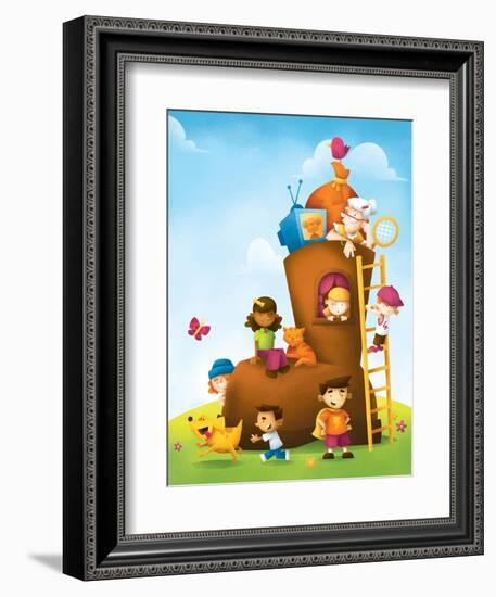 New High Rise - Humpty Dumpty-Marcus Cutler-Framed Giclee Print