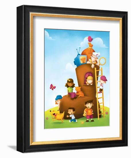 New High Rise - Humpty Dumpty-Marcus Cutler-Framed Giclee Print