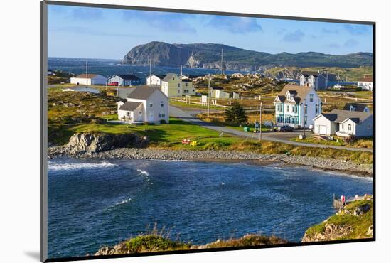 New houses in Twillingate, Newfoundland and Labrador, Canada-null-Mounted Photographic Print