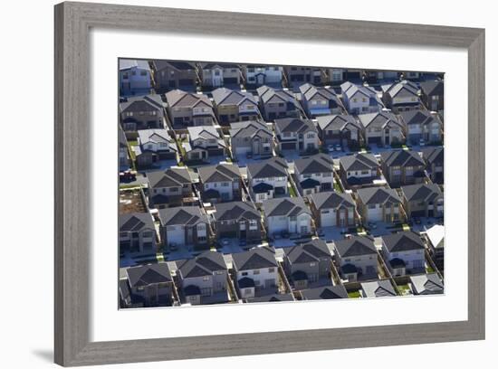 New Housing Development, Flat Bush, Auckland, North Island, New Zealand-David Wall-Framed Photographic Print