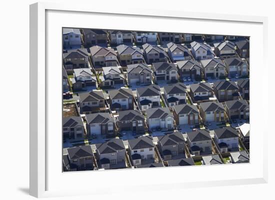 New Housing Development, Flat Bush, Auckland, North Island, New Zealand-David Wall-Framed Photographic Print