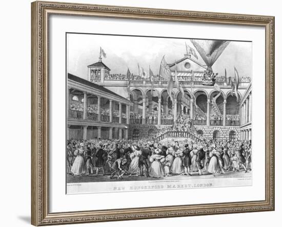 New Hungerford Market, 1833-null-Framed Giclee Print