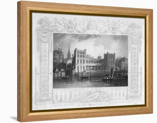 New Hungerford Market, London, Mid 19th Century-Payne-Framed Premier Image Canvas