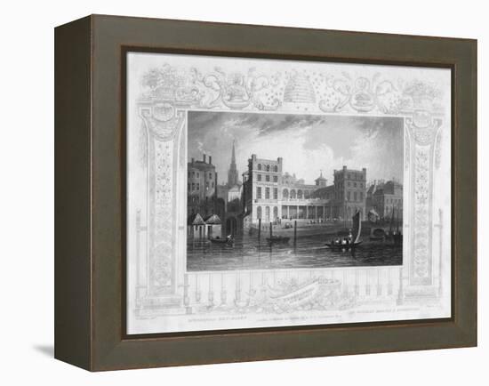 New Hungerford Market, London, Mid 19th Century-Payne-Framed Premier Image Canvas