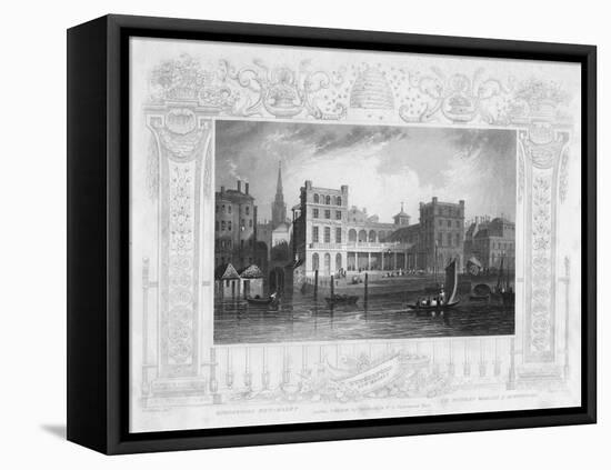 New Hungerford Market, London, Mid 19th Century-Payne-Framed Premier Image Canvas