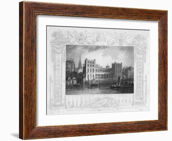 New Hungerford Market, London, Mid 19th Century-Payne-Framed Giclee Print