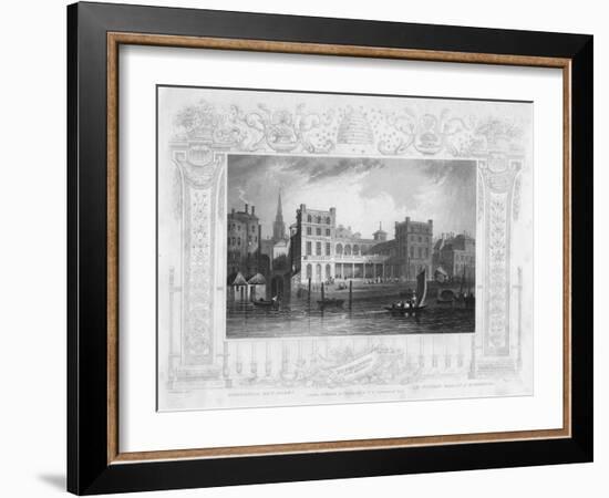 New Hungerford Market, London, Mid 19th Century-Payne-Framed Giclee Print