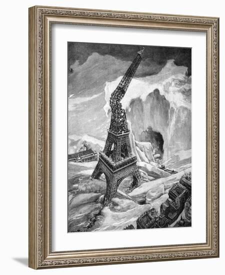 New Ice Age and Eiffel Tower Paris 1902-Chris Hellier-Framed Giclee Print