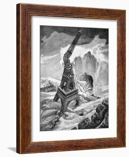 New Ice Age and Eiffel Tower Paris 1902-Chris Hellier-Framed Giclee Print