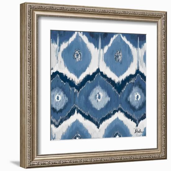 New Ikats Indigo-Patricia Pinto-Framed Art Print