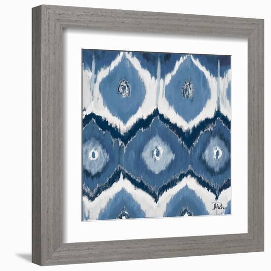 New Ikats Indigo-Patricia Pinto-Framed Art Print