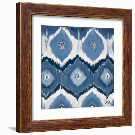 New Ikats Indigo-Patricia Pinto-Framed Art Print