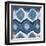 New Ikats Indigo-Patricia Pinto-Framed Art Print