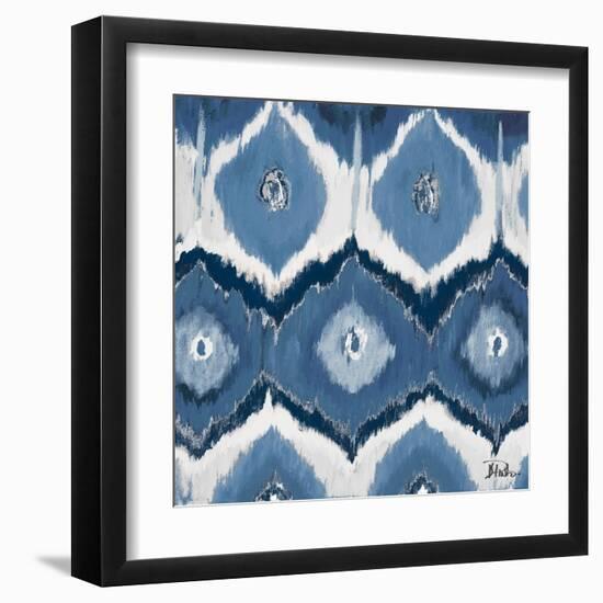 New Ikats Indigo-Patricia Pinto-Framed Art Print