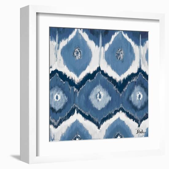 New Ikats Indigo-Patricia Pinto-Framed Art Print