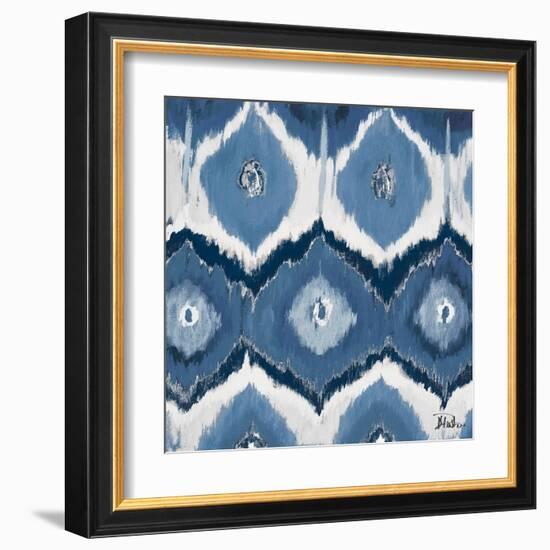 New Ikats Indigo-Patricia Pinto-Framed Art Print