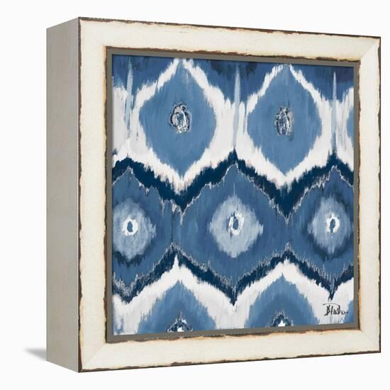 New Ikats Indigo-Patricia Pinto-Framed Stretched Canvas