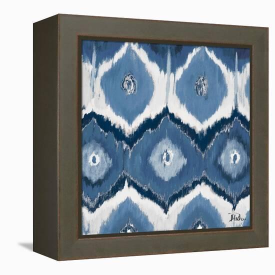 New Ikats Indigo-Patricia Pinto-Framed Stretched Canvas