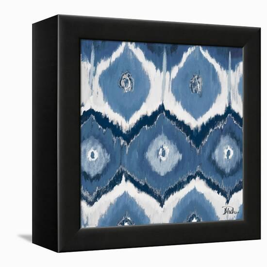 New Ikats Indigo-Patricia Pinto-Framed Stretched Canvas