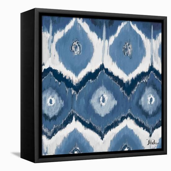 New Ikats Indigo-Patricia Pinto-Framed Stretched Canvas