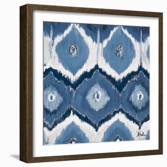 New Ikats Indigo-Patricia Pinto-Framed Art Print