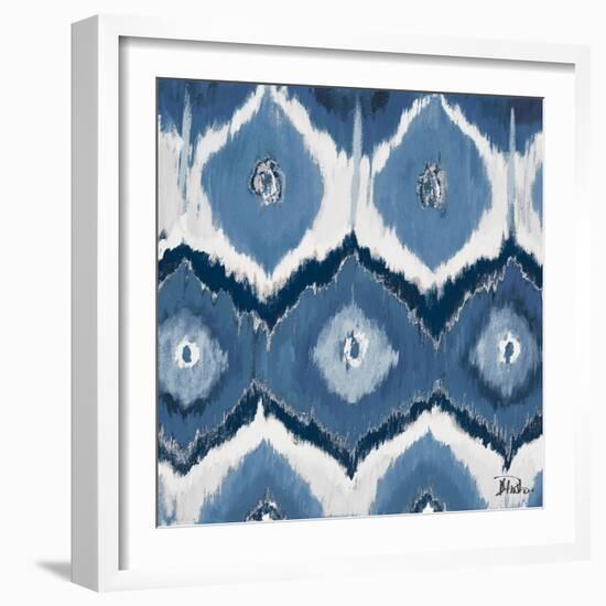 New Ikats Indigo-Patricia Pinto-Framed Art Print