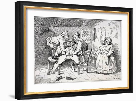 New Invented Elastic Breeches, 1784-John Nixon-Framed Giclee Print