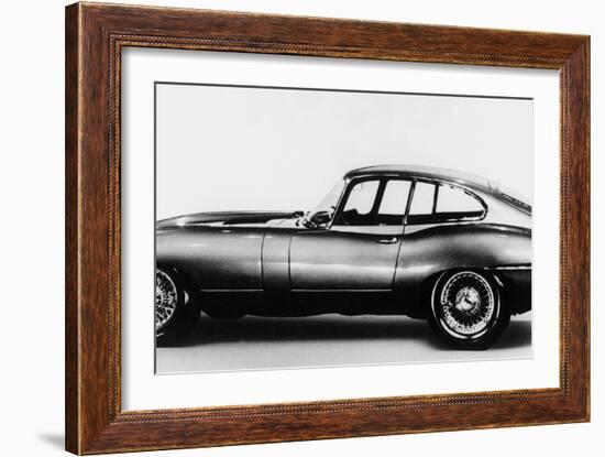 New Jaguar Car Will Be Presented for the First Time in Geneva Car Fair March 16, 1961-null-Framed Photo