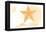 New Jersey - Starfish - Yellow - Coastal Icon-Lantern Press-Framed Stretched Canvas