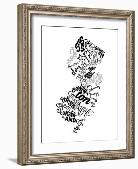 New Jersey-Jace Grey-Framed Art Print