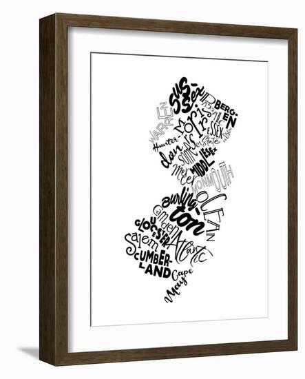 New Jersey-Jace Grey-Framed Art Print