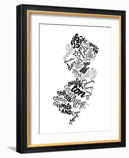 New Jersey-Jace Grey-Framed Art Print