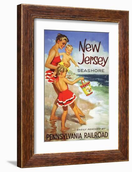 New Jersy Seashore Resorts-null-Framed Premium Giclee Print