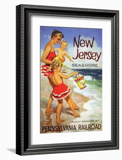 New Jersy Seashore Resorts-null-Framed Premium Giclee Print