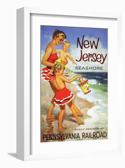 New Jersy Seashore Resorts-null-Framed Premium Giclee Print