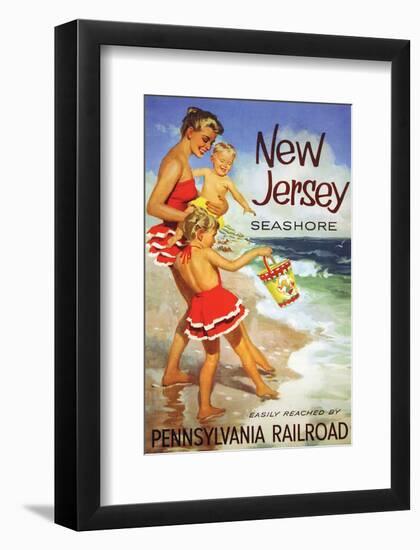 New Jersy Seashore Resorts-null-Framed Art Print