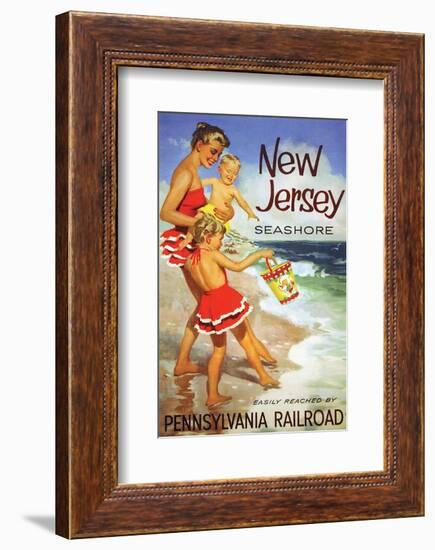 New Jersy Seashore Resorts-null-Framed Art Print