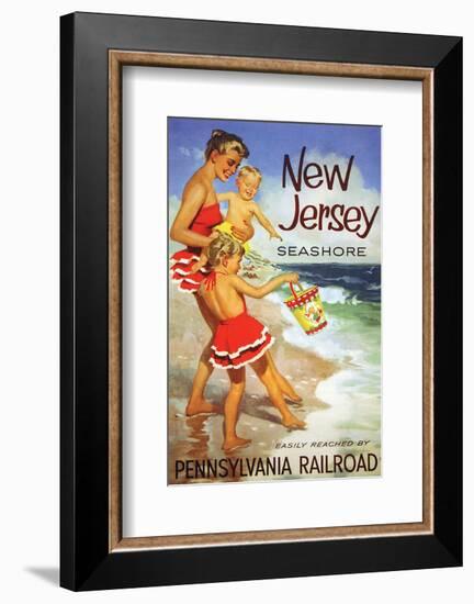 New Jersy Seashore Resorts-null-Framed Art Print