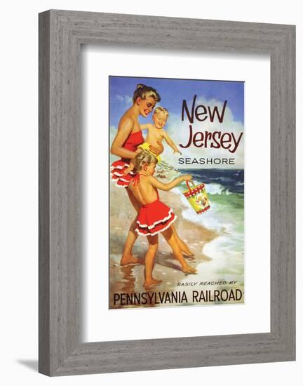 New Jersy Seashore Resorts-null-Framed Art Print