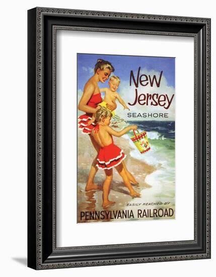 New Jersy Seashore Resorts-null-Framed Art Print