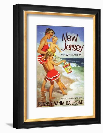 New Jersy Seashore Resorts-null-Framed Art Print