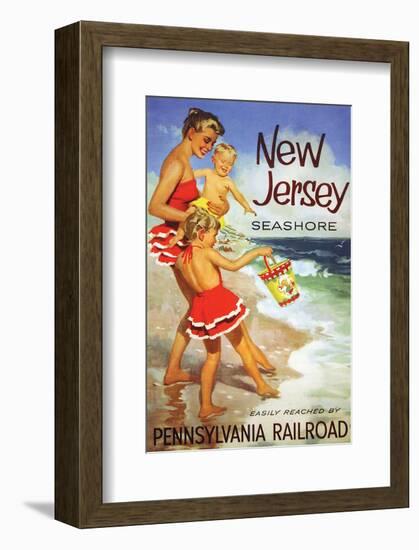 New Jersy Seashore Resorts-null-Framed Art Print